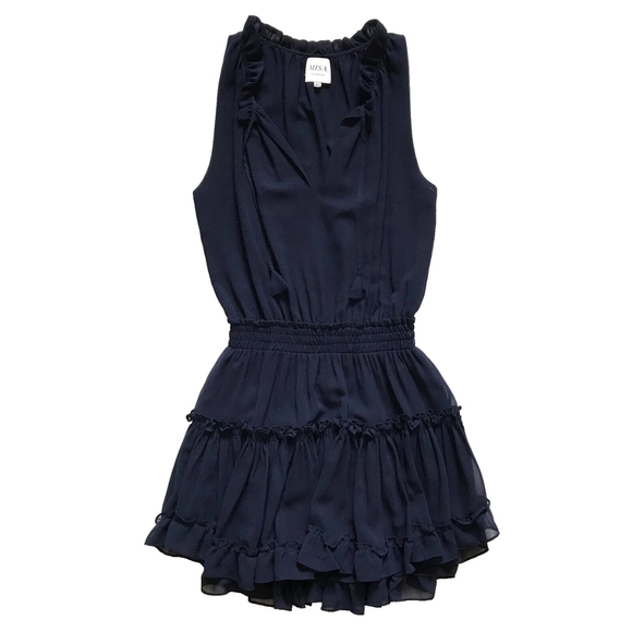 Misa Los Angeles Dresses & Skirts - Misa Los Angeles Shirley Navy Dress Medium